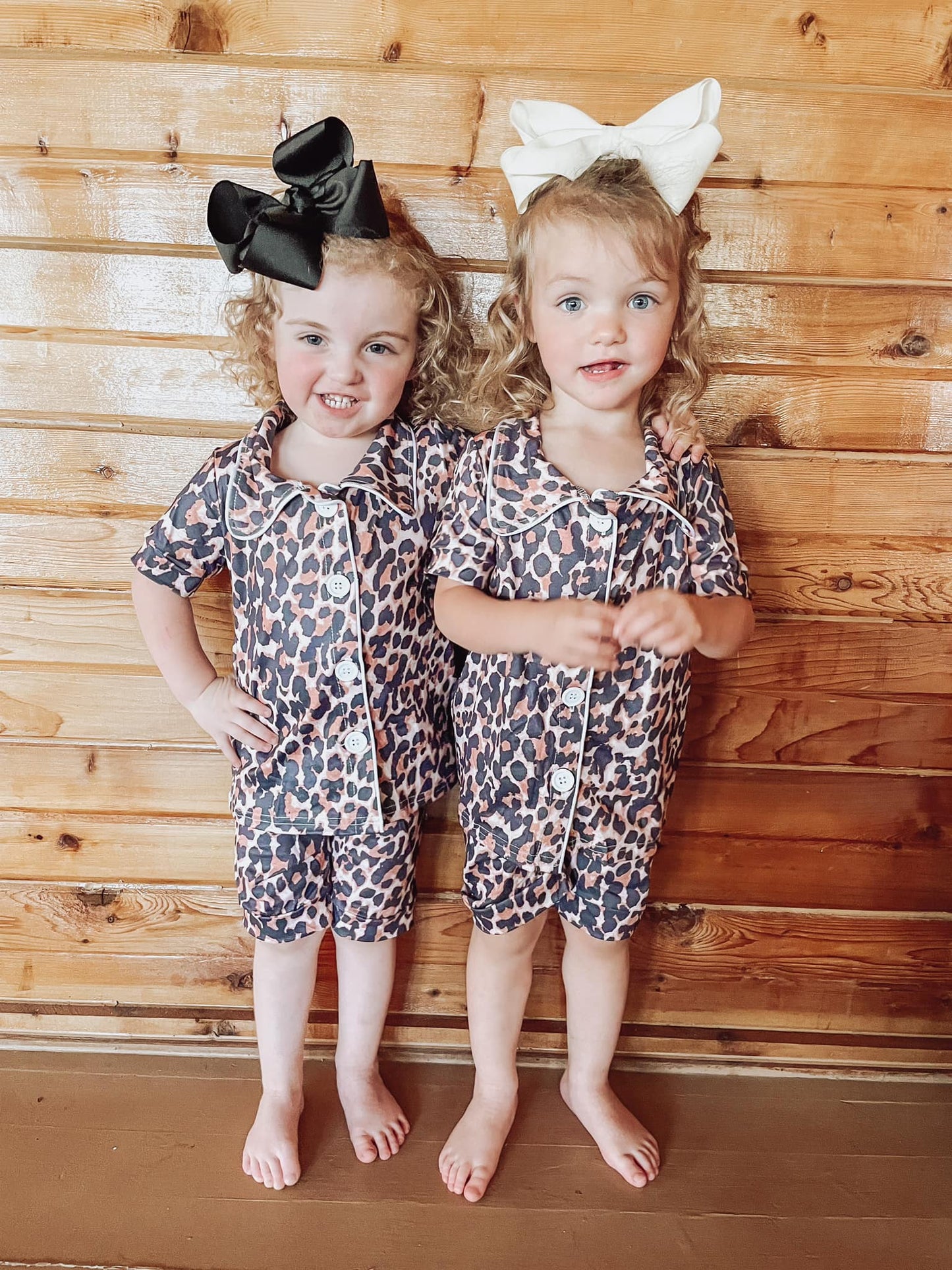 Leopard Button Down Jammies