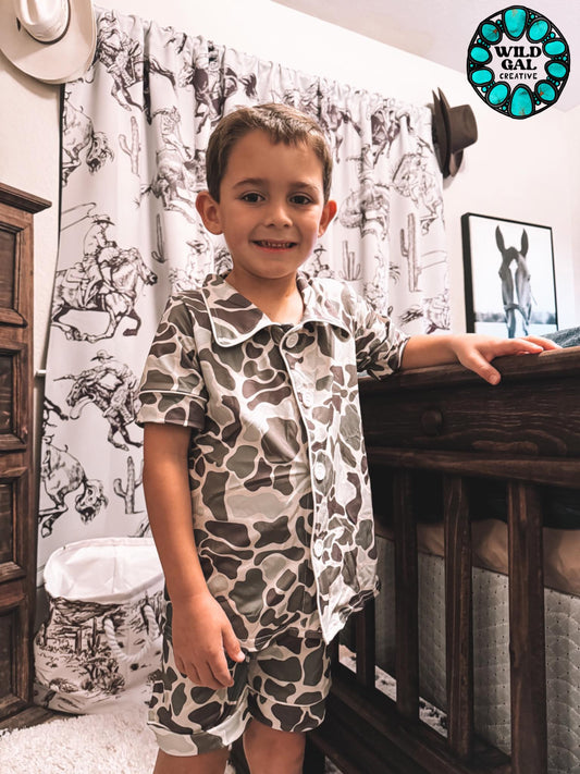 Old School Camo Pajamas
