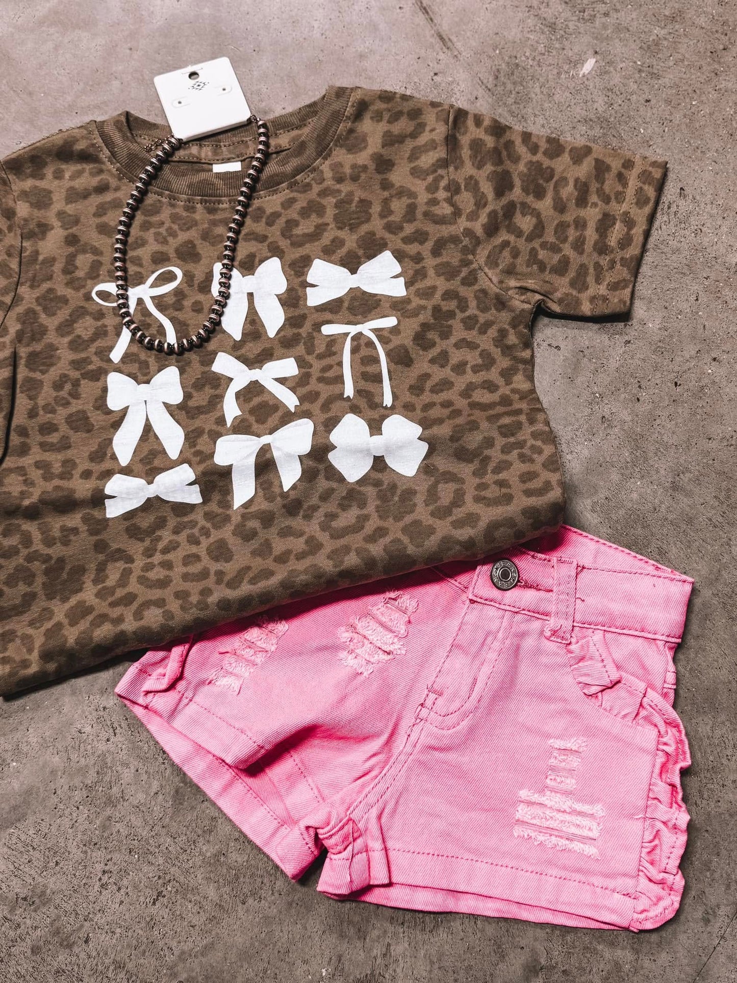 Leopard Bows Tee