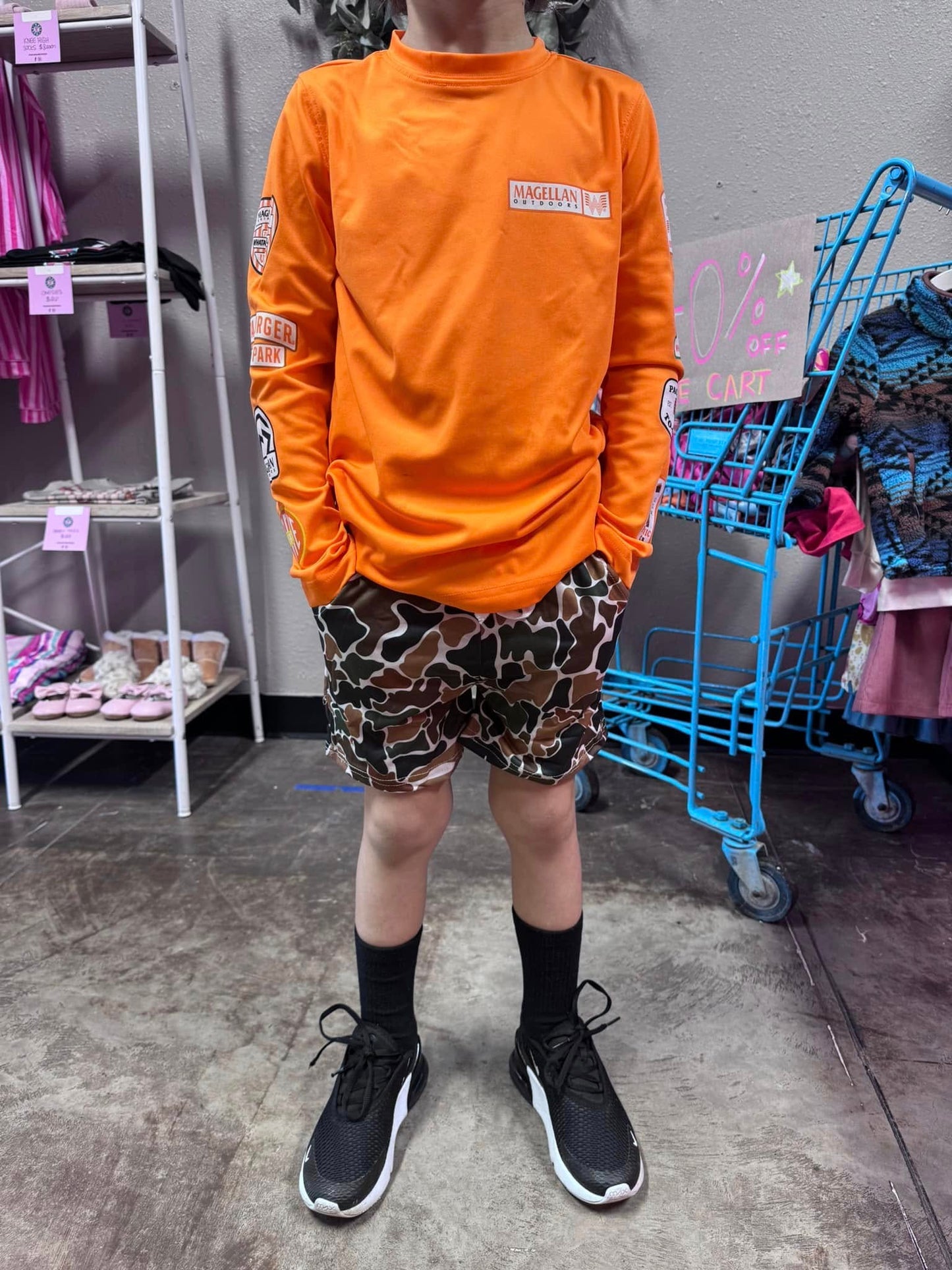 Boys Camo Shorts