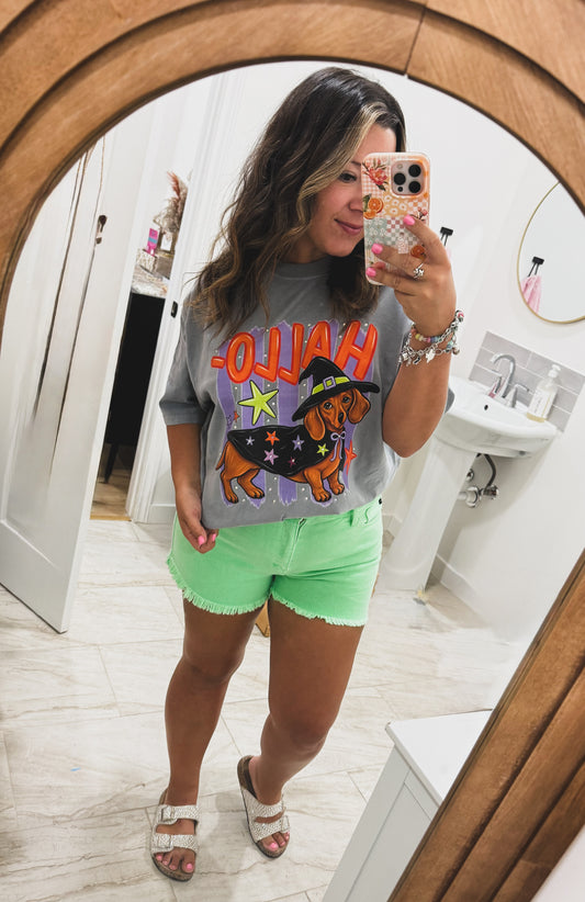 Hallo-Weenie Dog Tee
