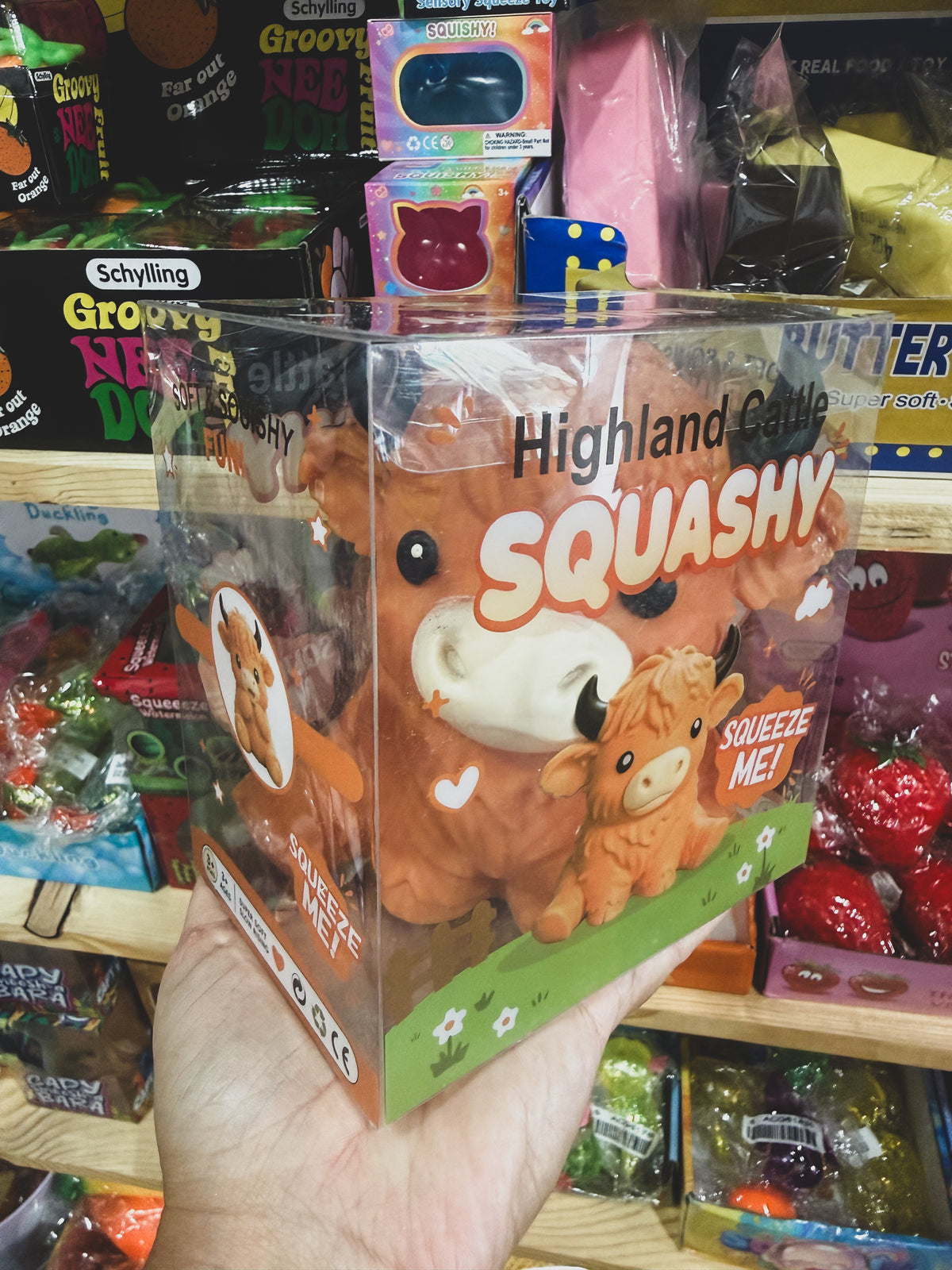 Jumbo Highland Cow Squishy