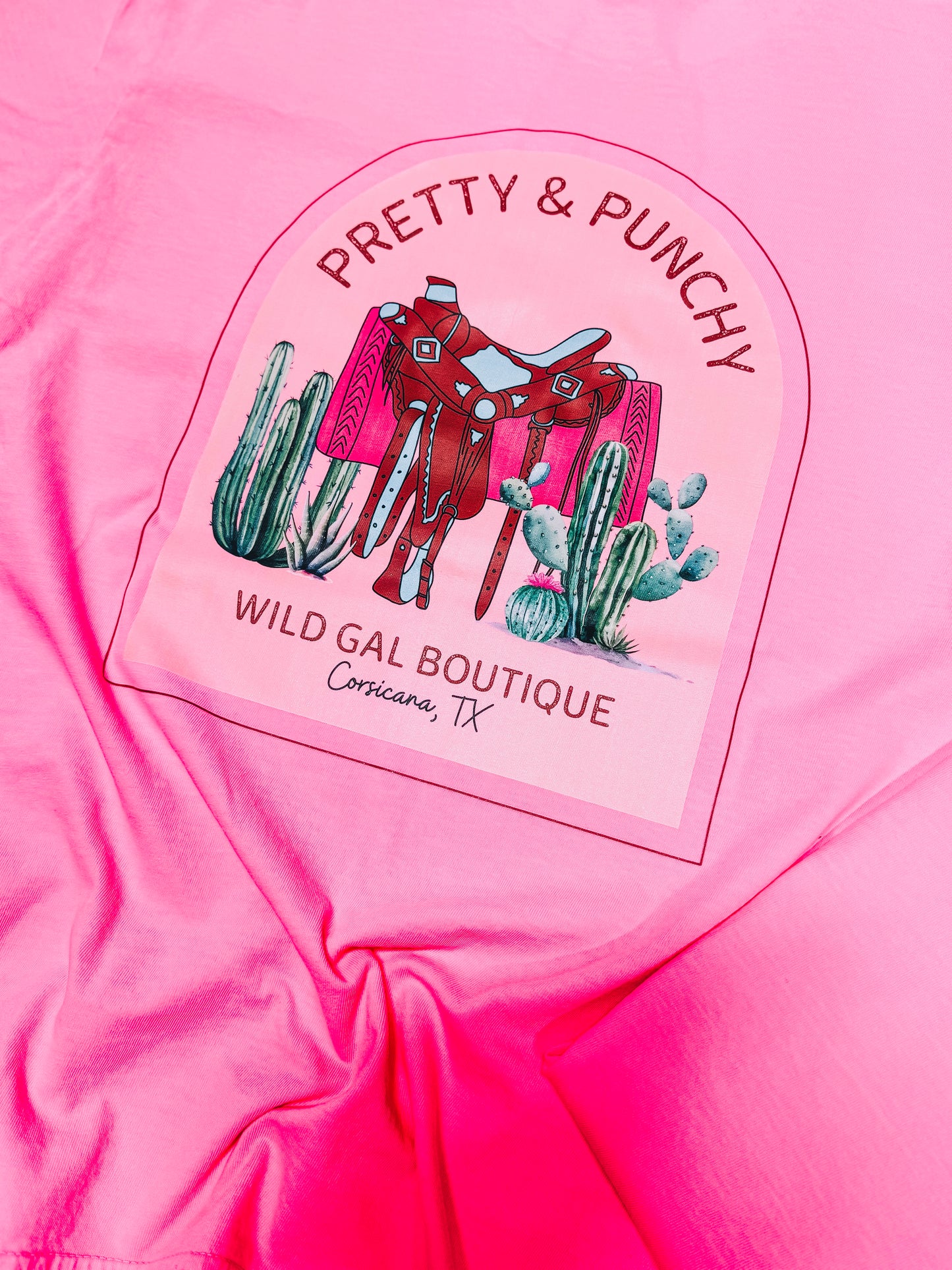 Pretty & Punchy Wild Gal Boutique Tee (Adult)