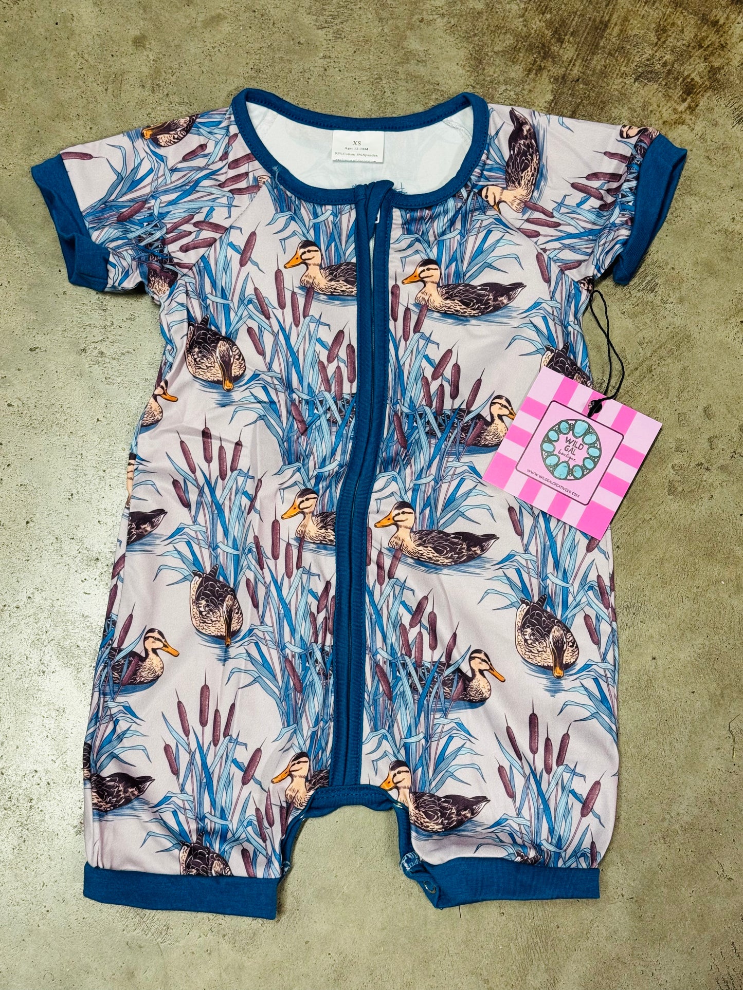 Cattail & Ducks Romper