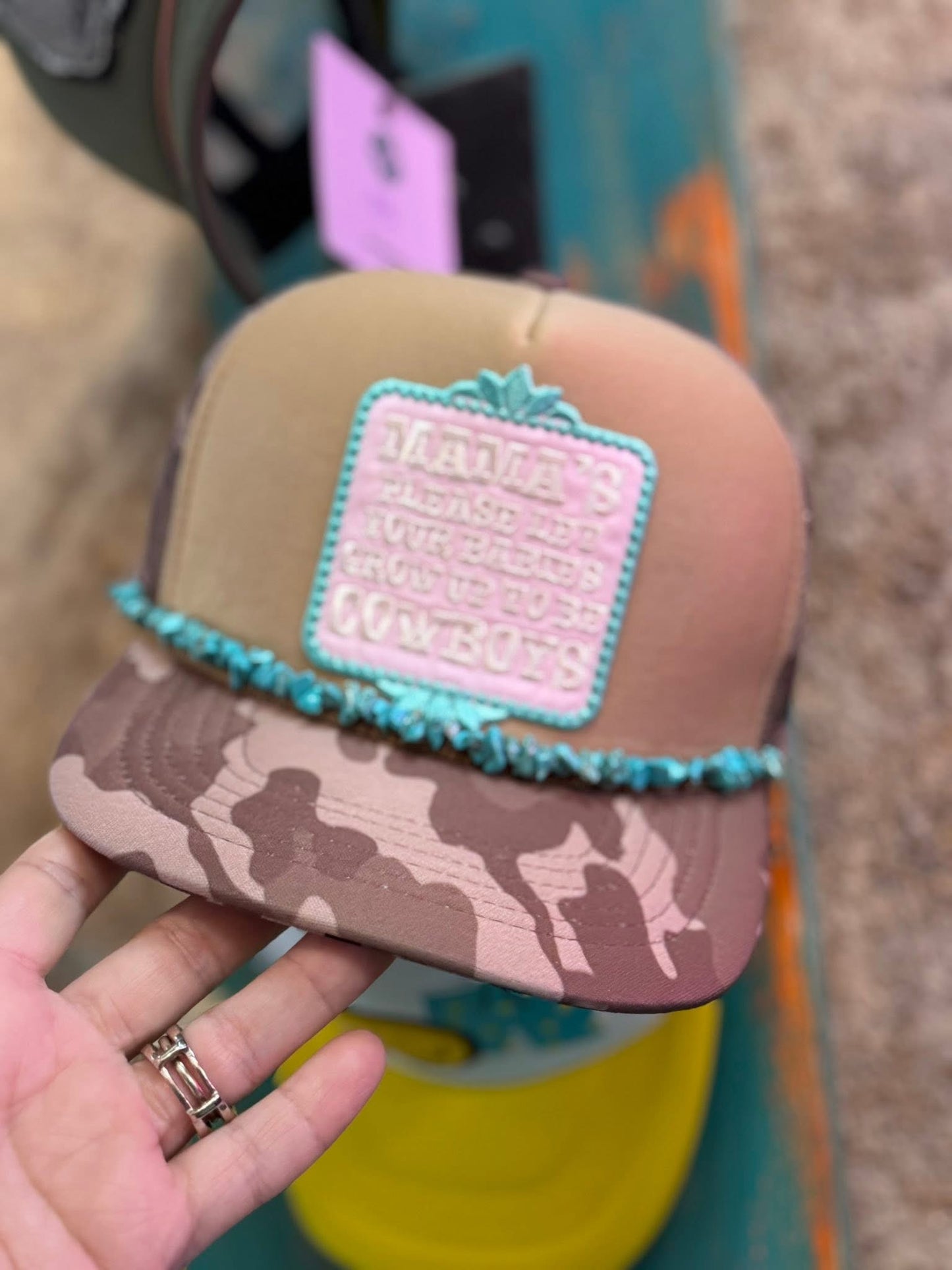 Mamas Please Let Your Babies Grow Up To Be Cowboys Trucker