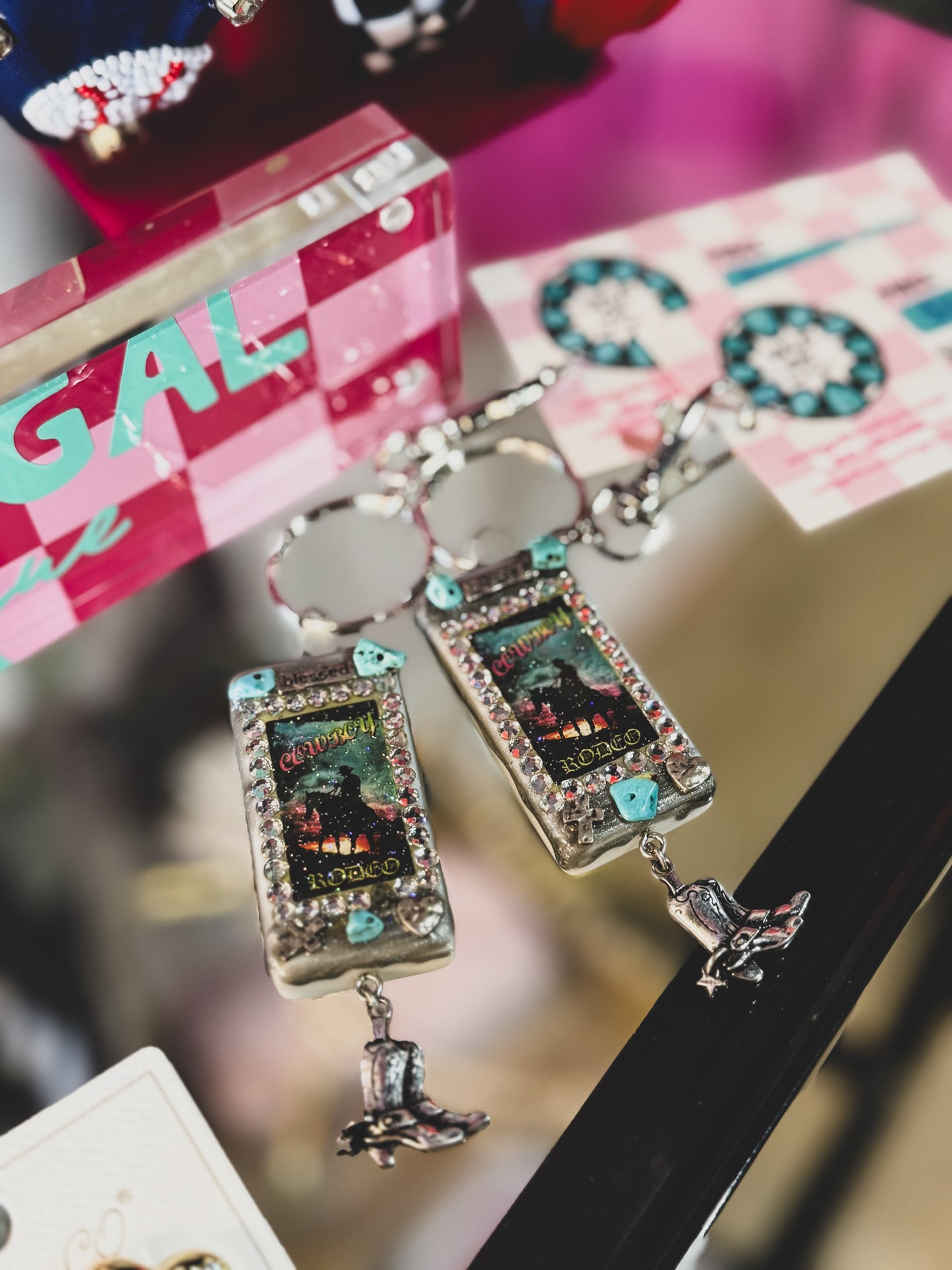 Space Cowgirl Keychain