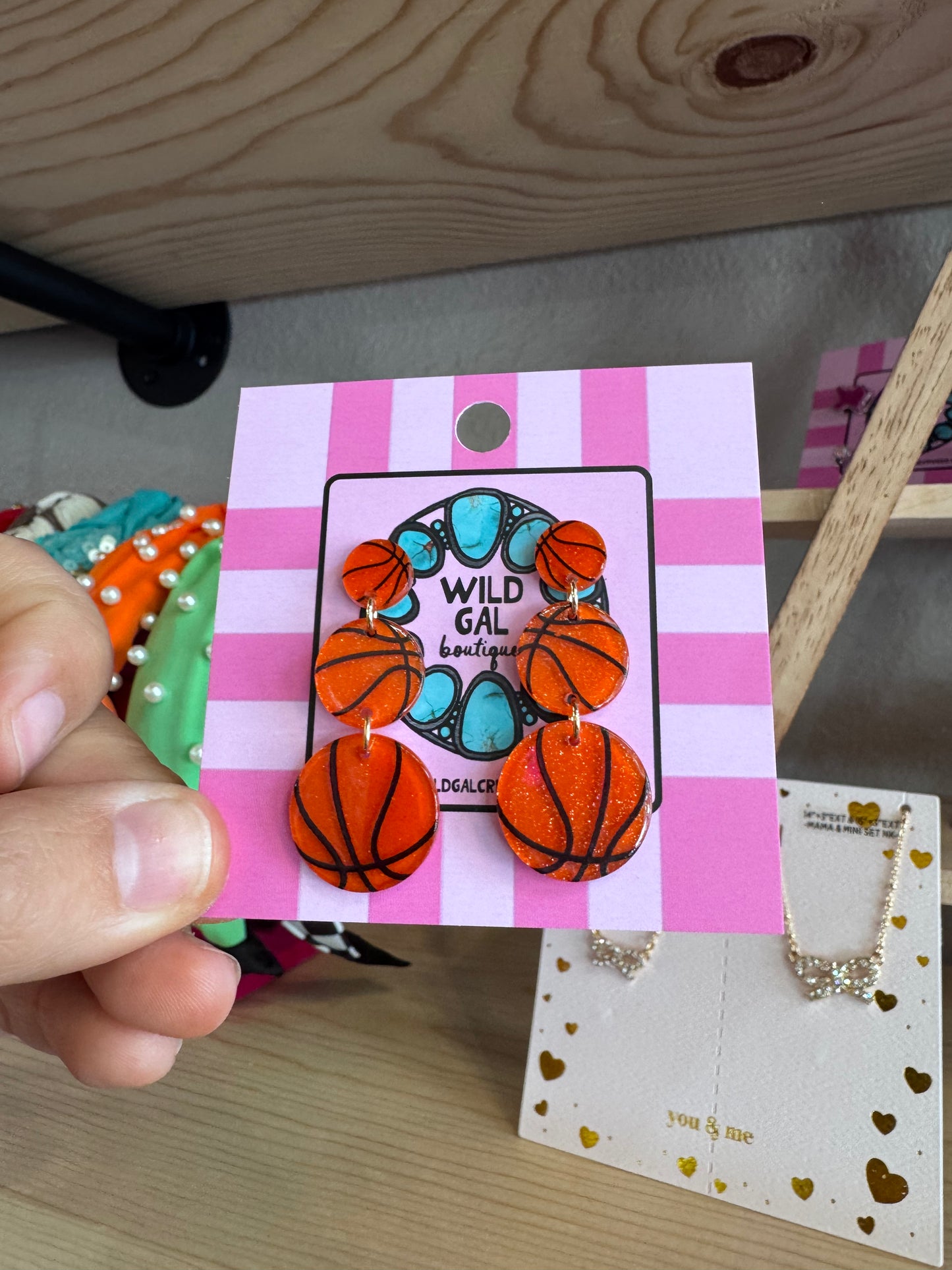 Basketball Earrings