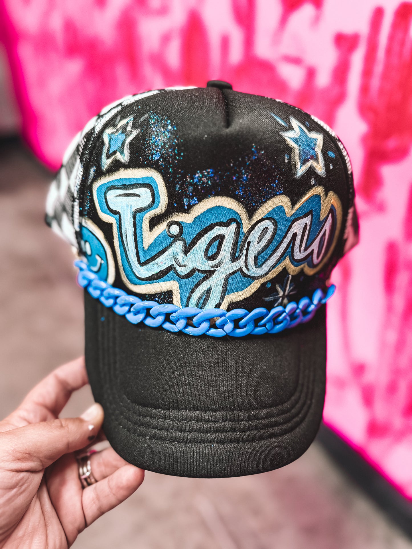 Tigers Painted Trucker