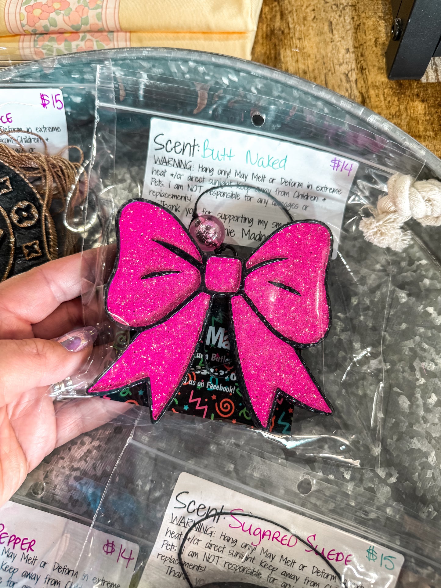 Pink Bow Freshie - Butt Naked