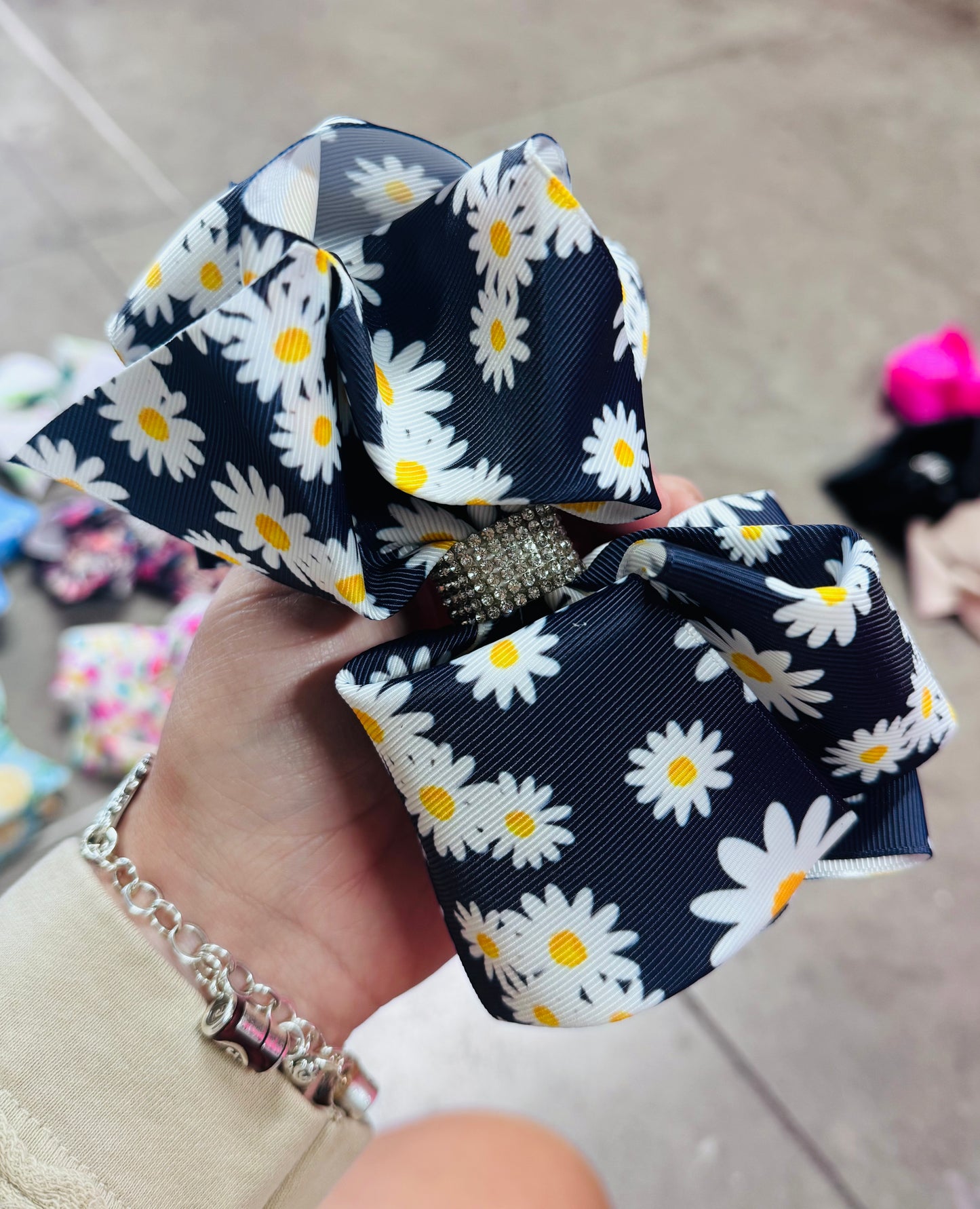 Rhinestone Clip Bows (Patterns)