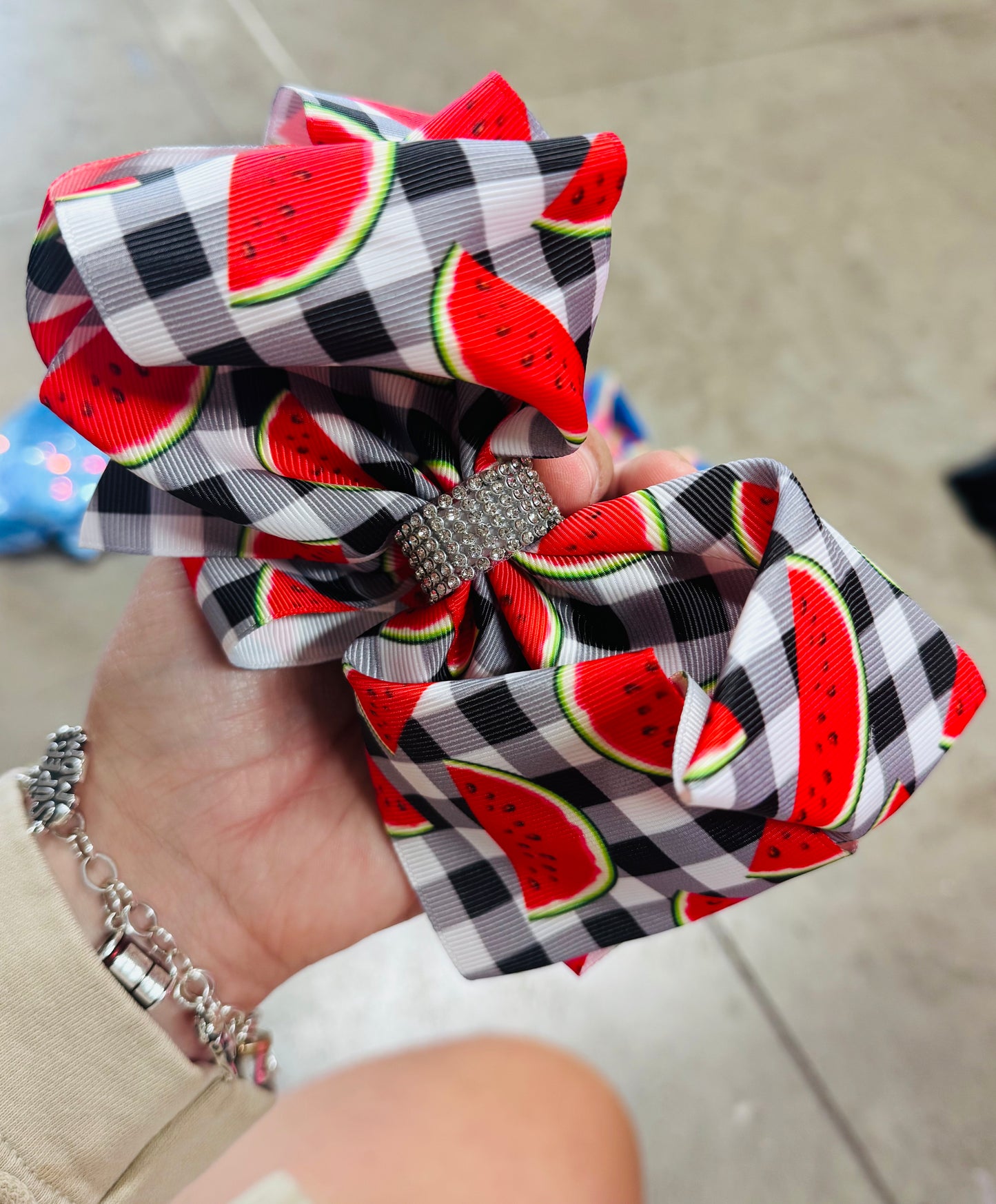 Rhinestone Clip Bows (Patterns)