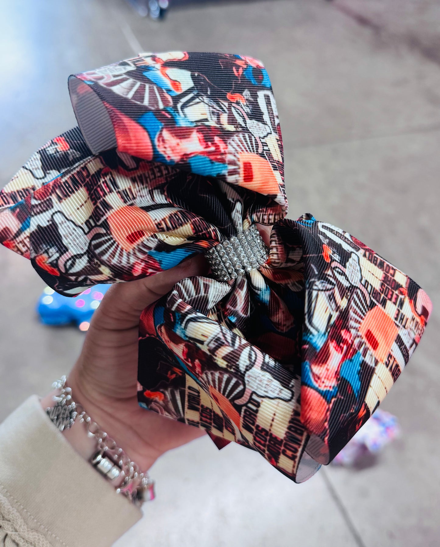 Rhinestone Clip Bows (Patterns)