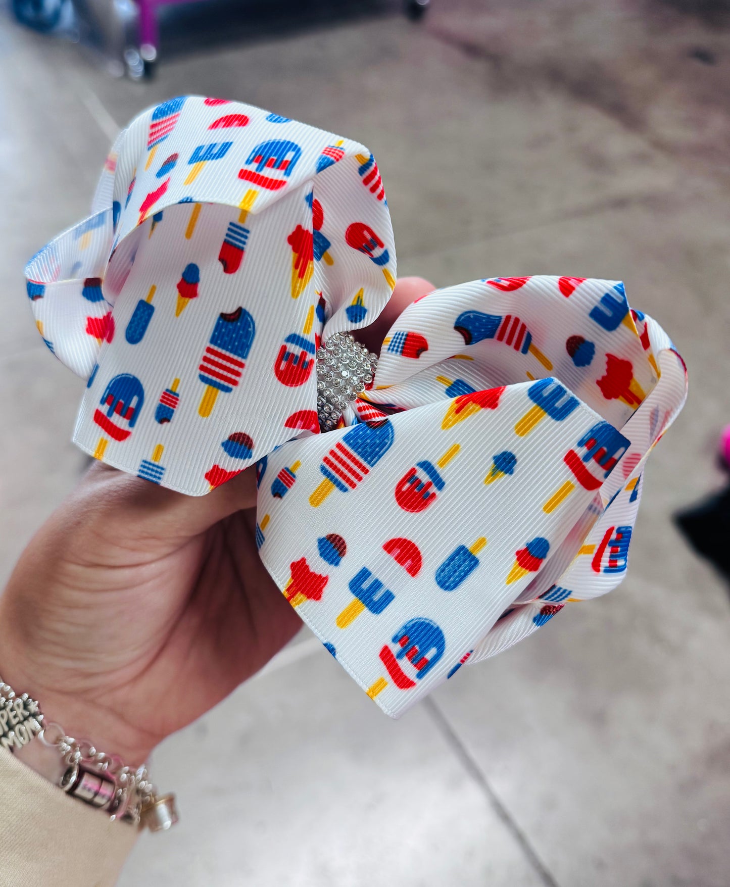 Rhinestone Clip Bows (Patterns)
