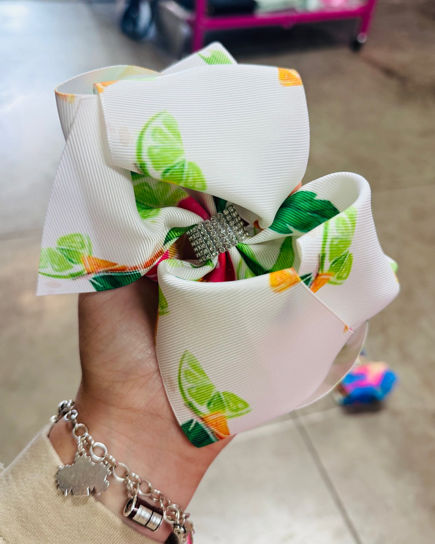 Rhinestone Clip Bows (Patterns)