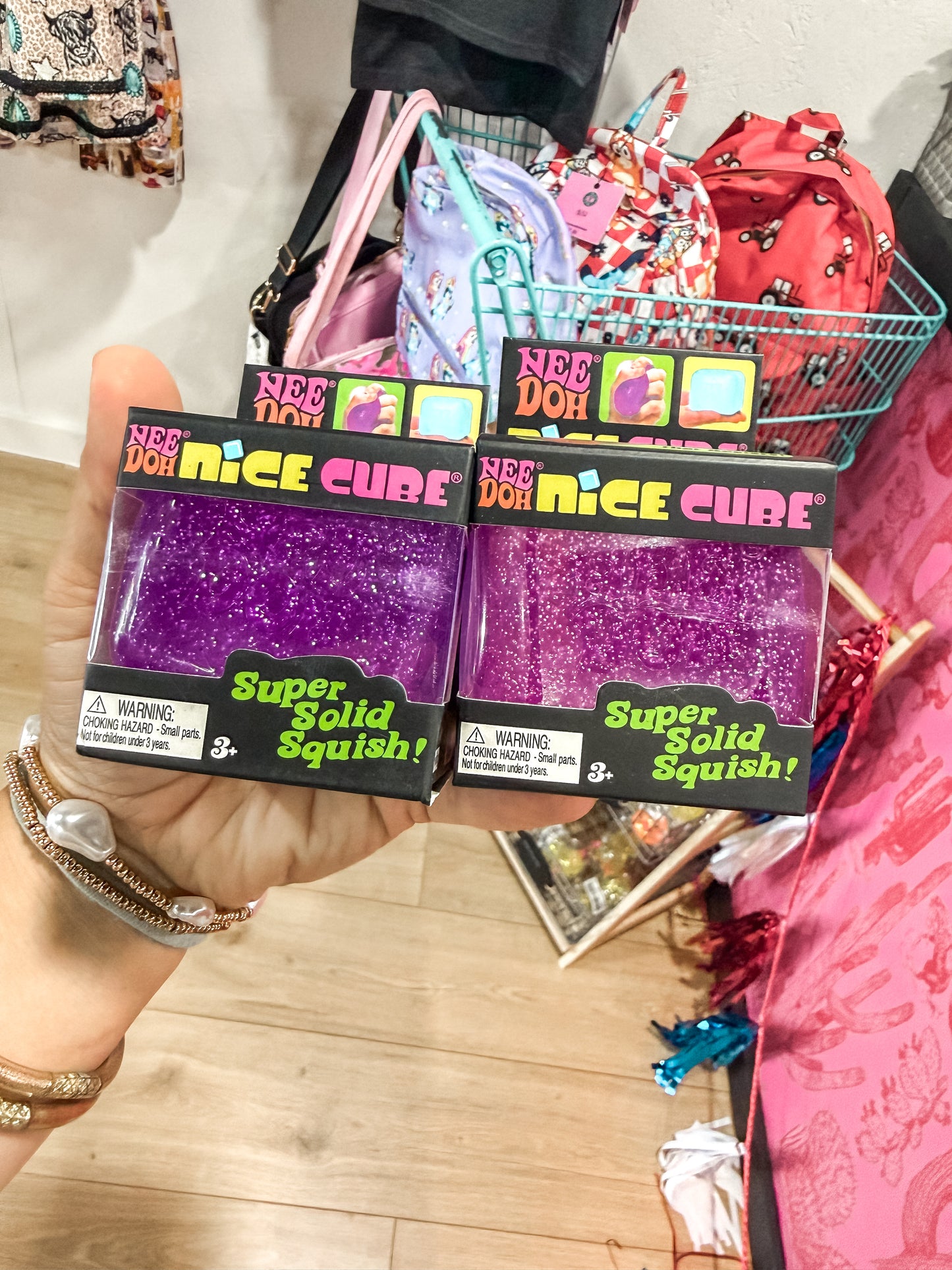 Glitter Cube Squish