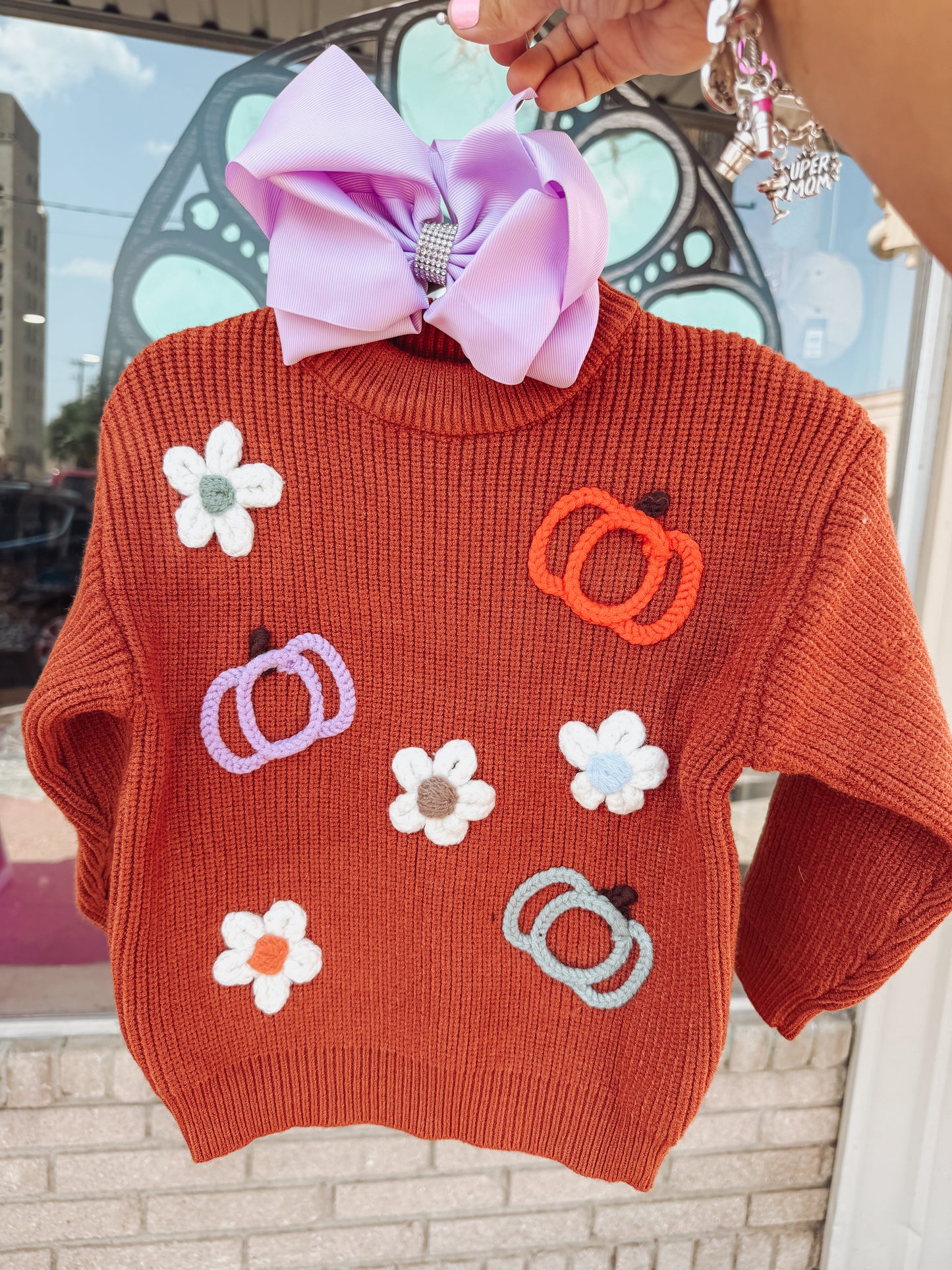 Pumpkins & Flowers Sweater