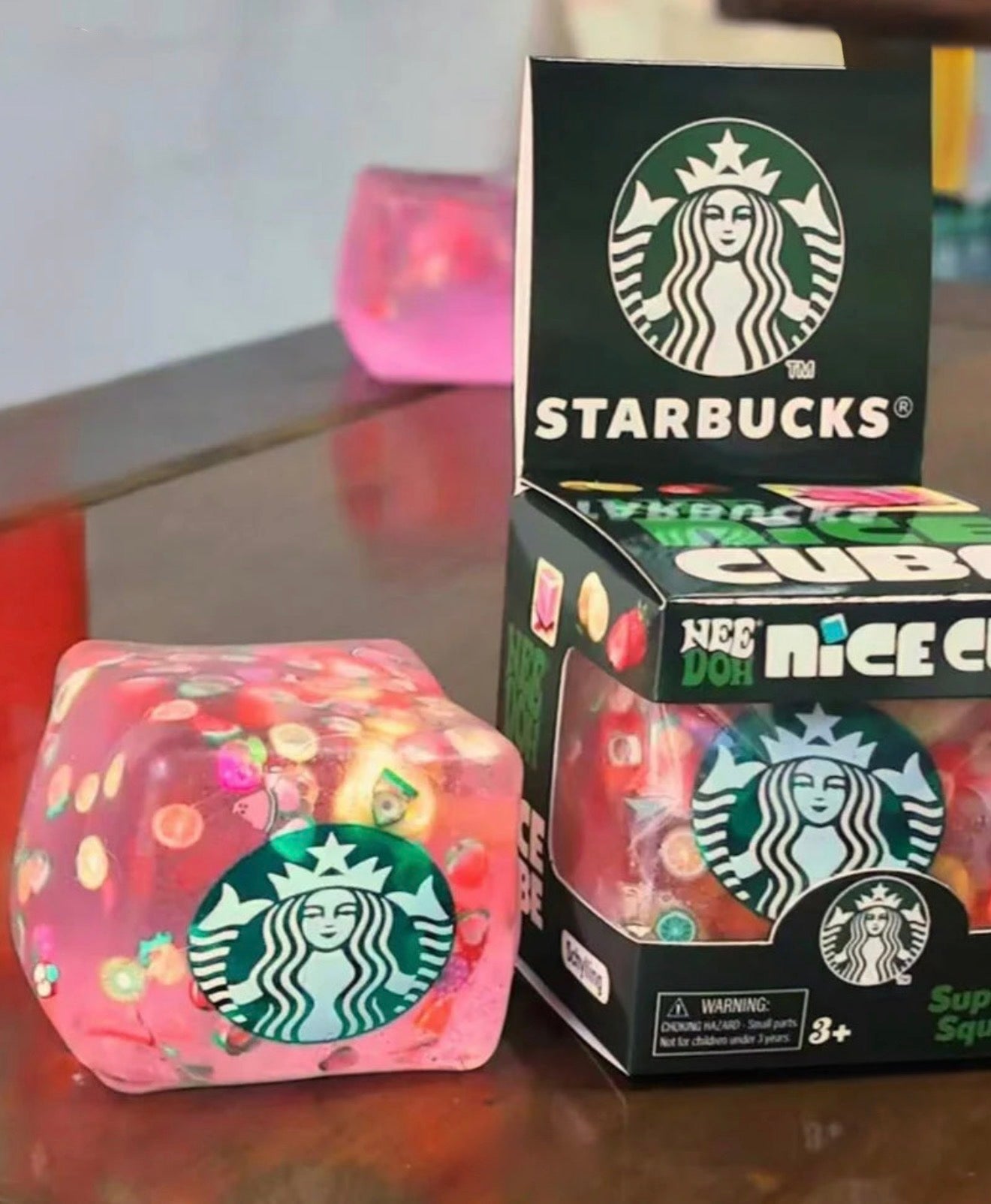 Starbs Pink Drink Cube