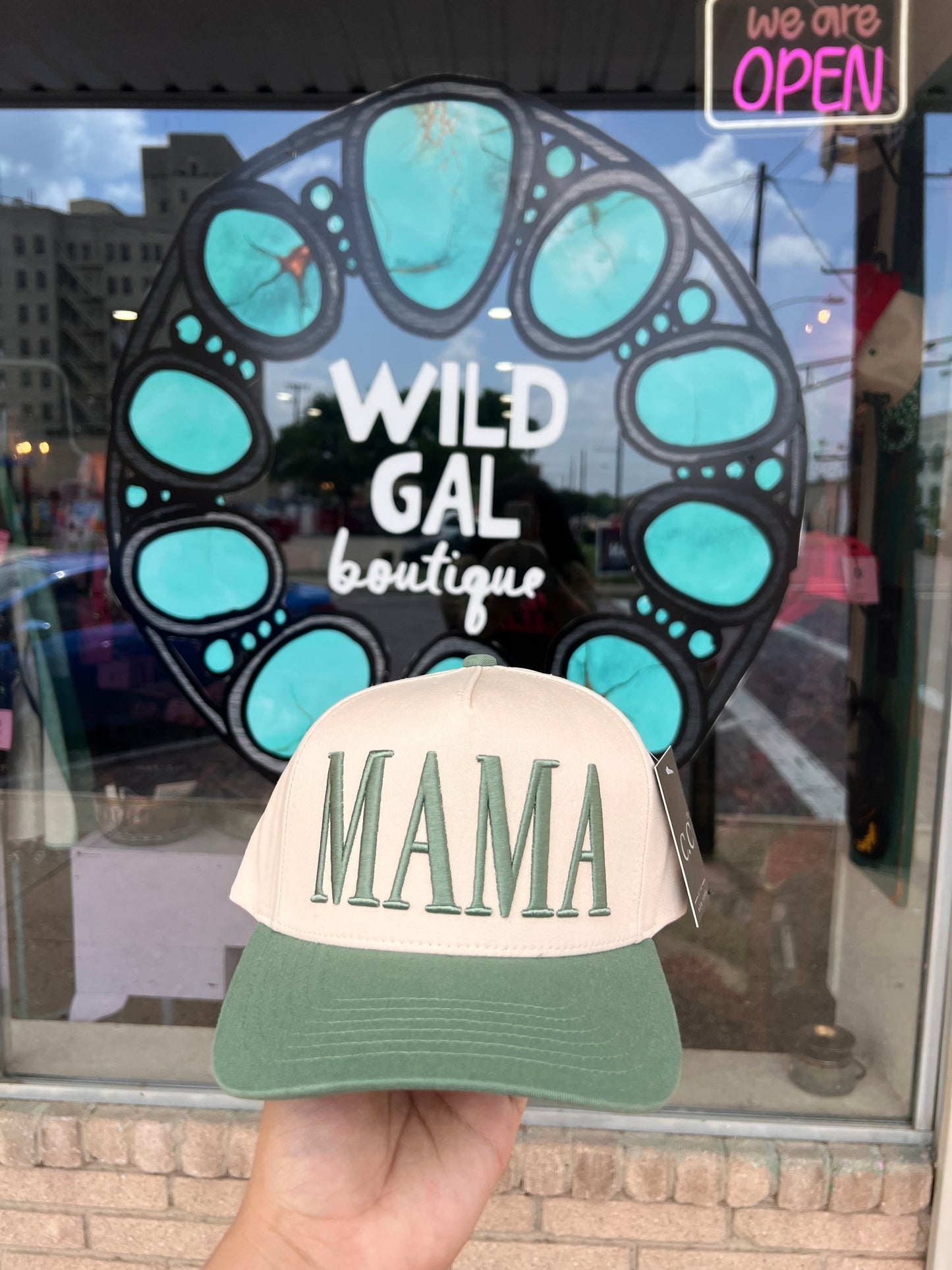 Mama Embroidered Trucker