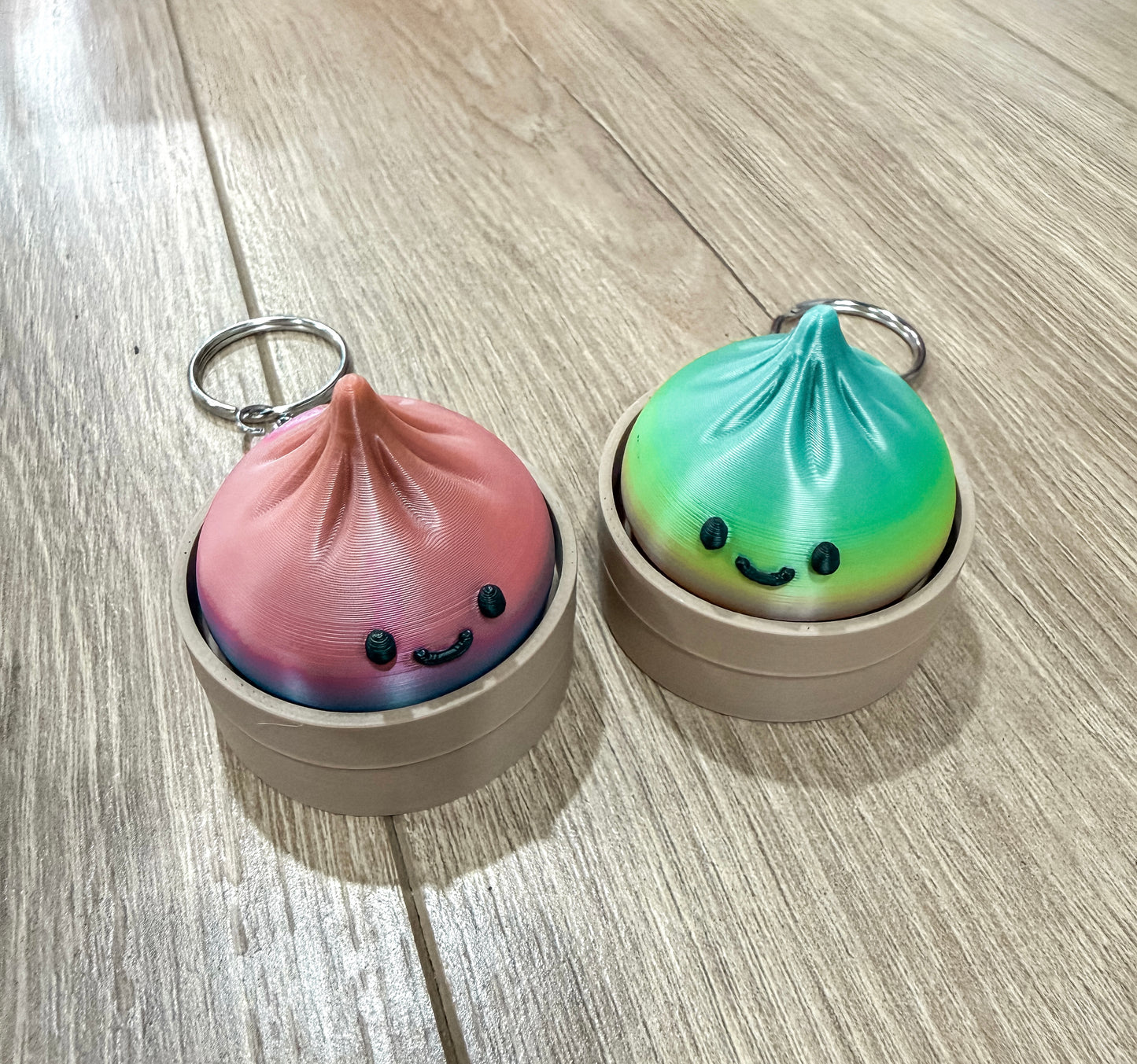 Dumpling Clicker Keychain