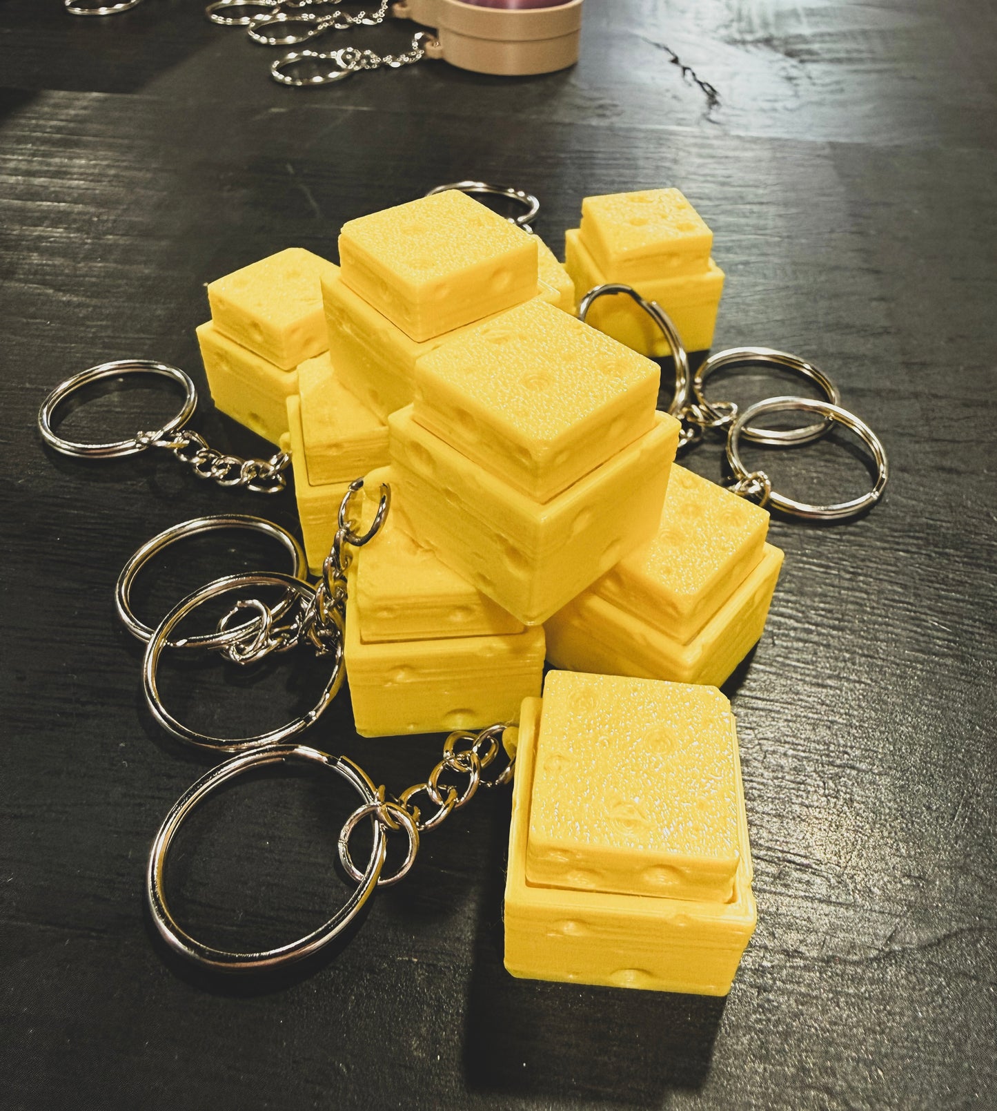 Cheese Clicker Kaychain