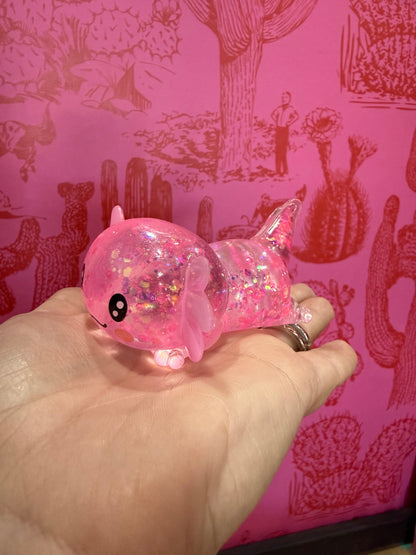 Axolotl Glitter Squish