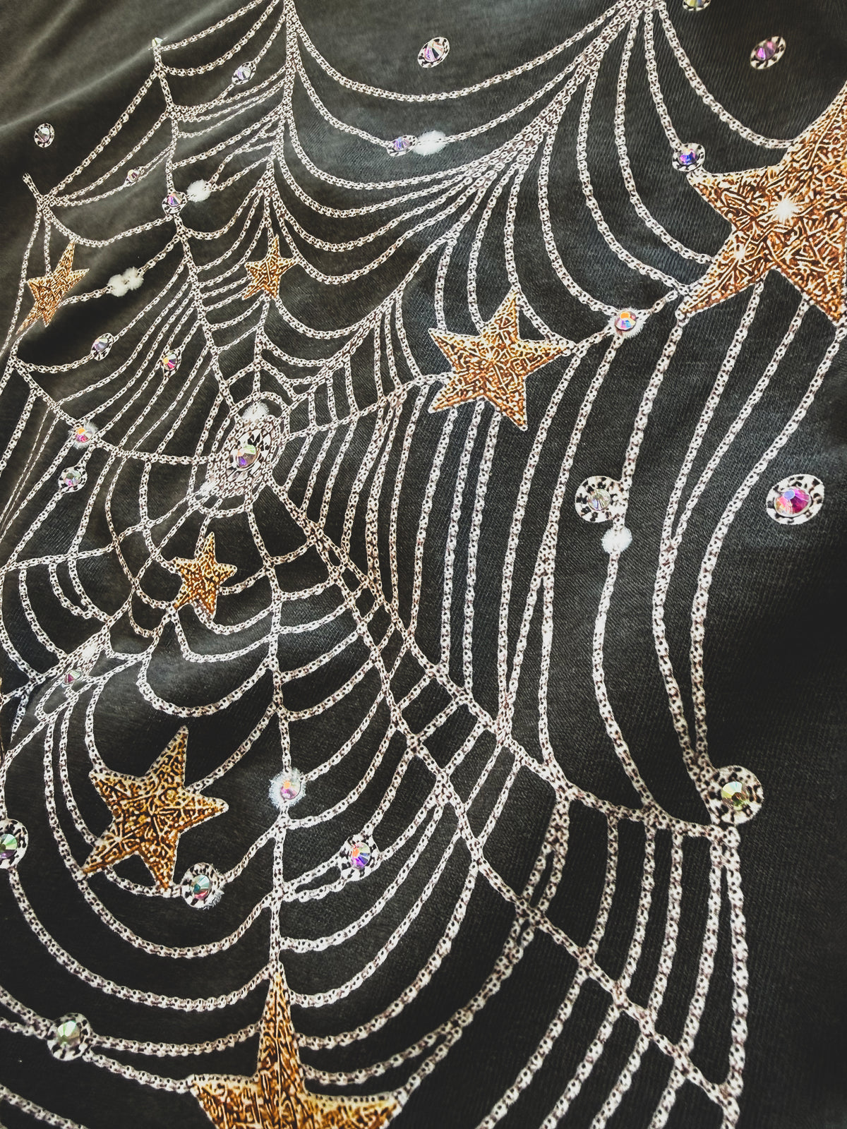 Blingy Spider Webs Tee