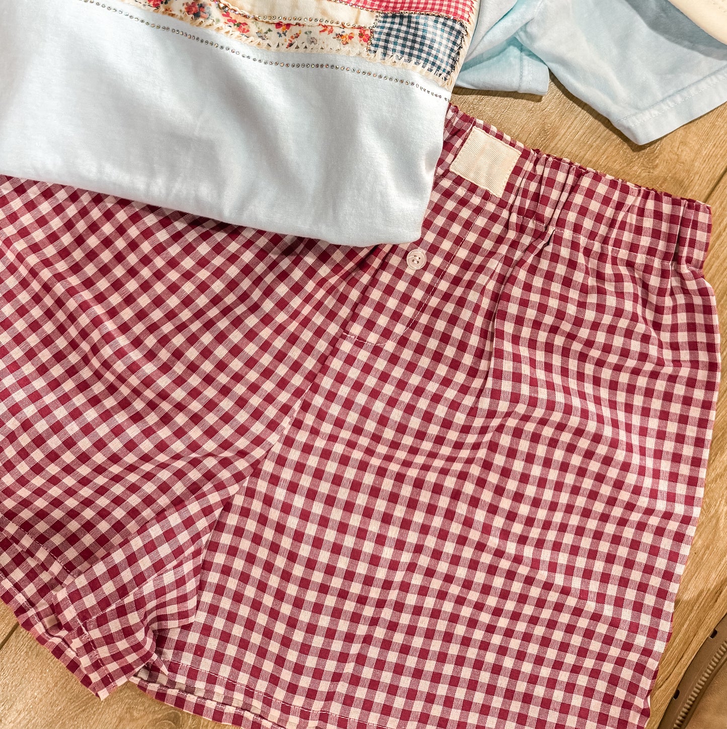 Picnic Gingham Boxer Shorts (Women’s)