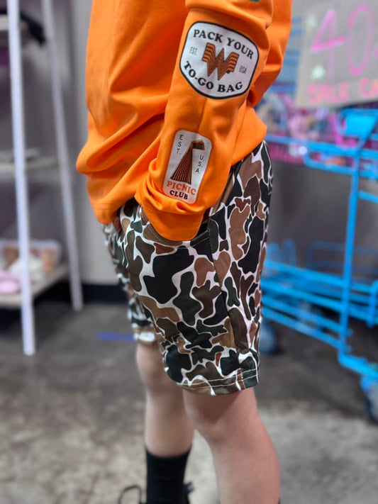 Boys Camo Shorts