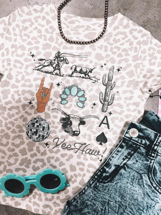 Wild Western Leopard Tee