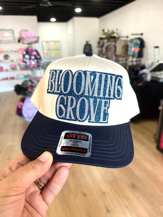 Blooming Grove Glitter Trucker