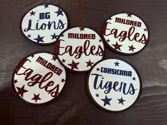 Glitter School Patch