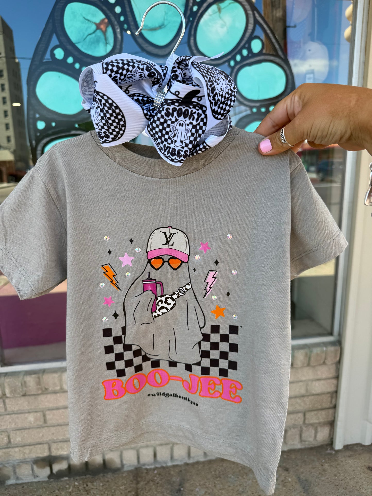 Boo-Jee Ghost Rhinestone Tee