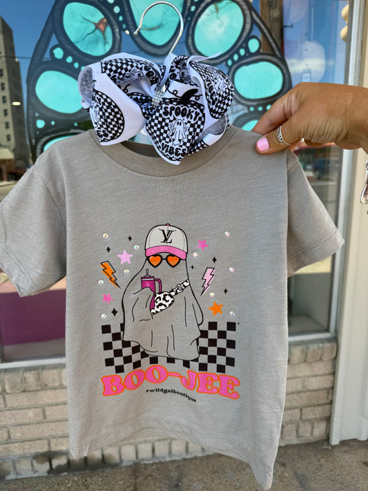 Boo-Jee Ghost Rhinestone Tee