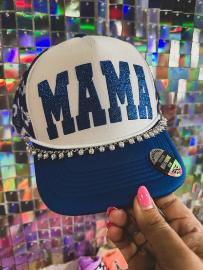 Mama Leopard Mesh Trucker