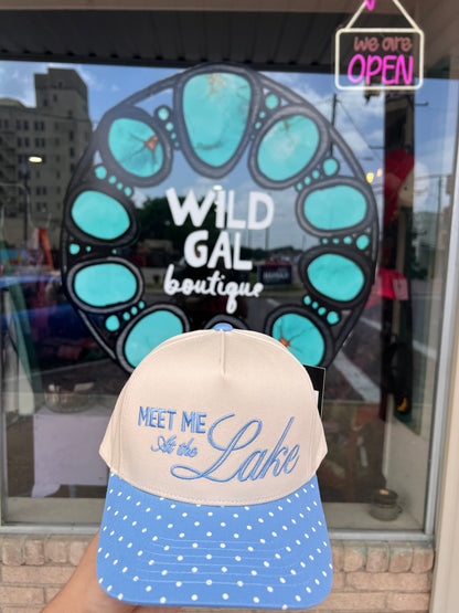Meet Me At The Lake Polka Dot Trucker