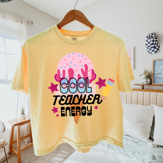 Cool Teacher Energy Tee