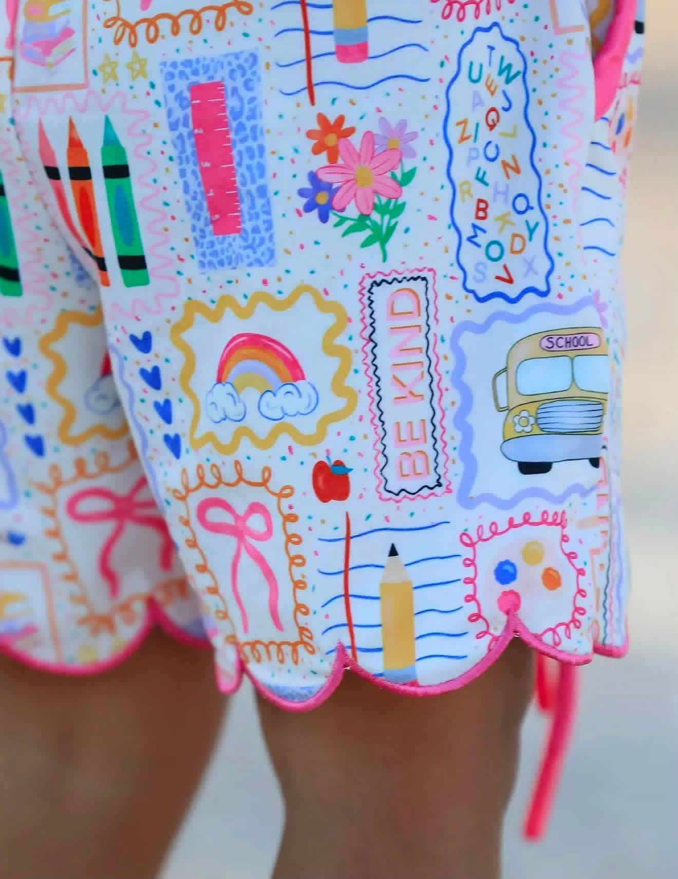 School Supplies Short Set