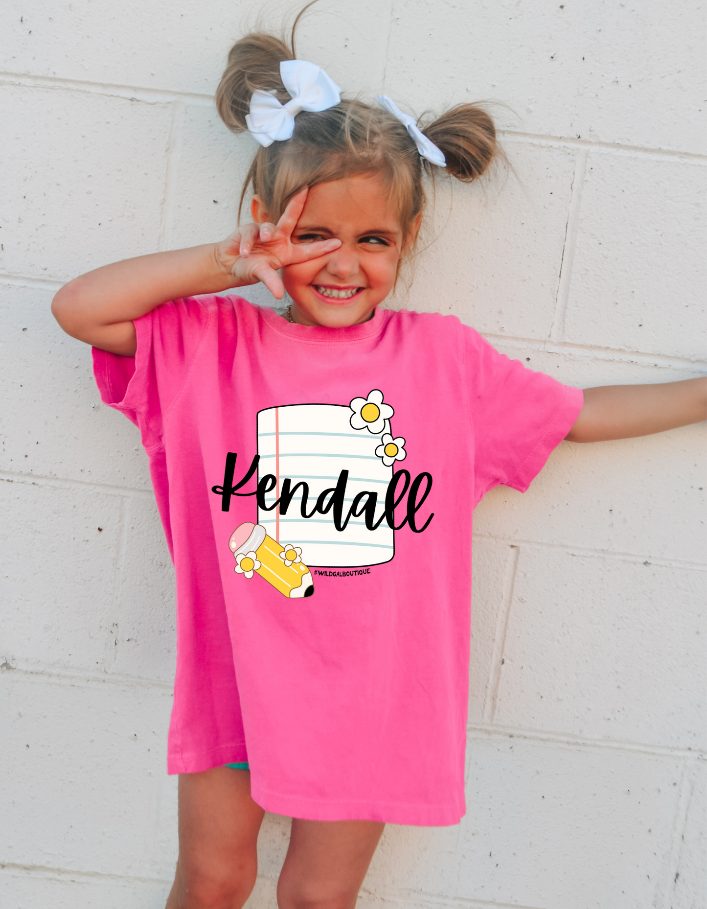 Notepad Name Tee (CUSTOM)