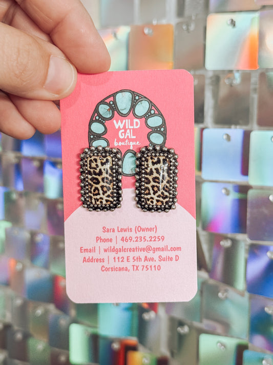 Cheetah Girl Studs