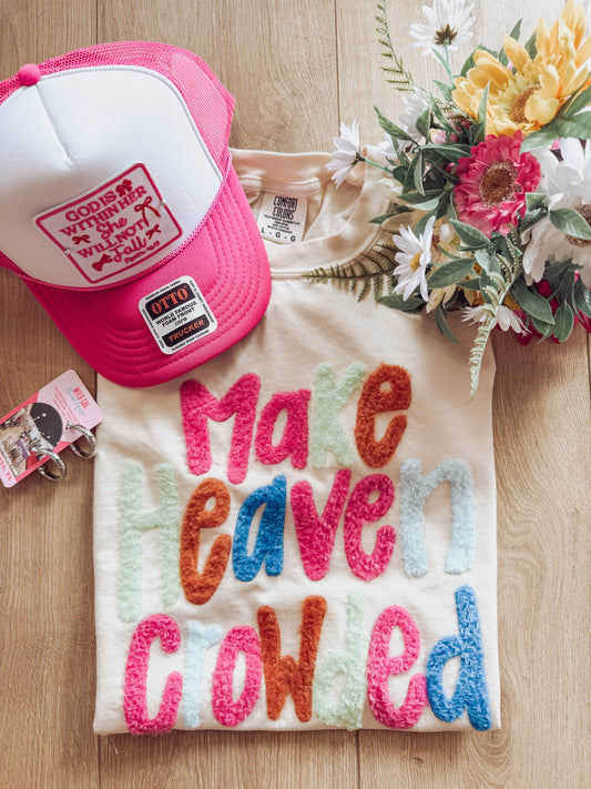 Make Heaven Crowded Shag Tee
