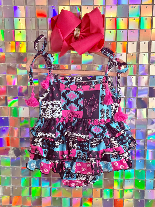 Disco Cowgirl Onesie Dress