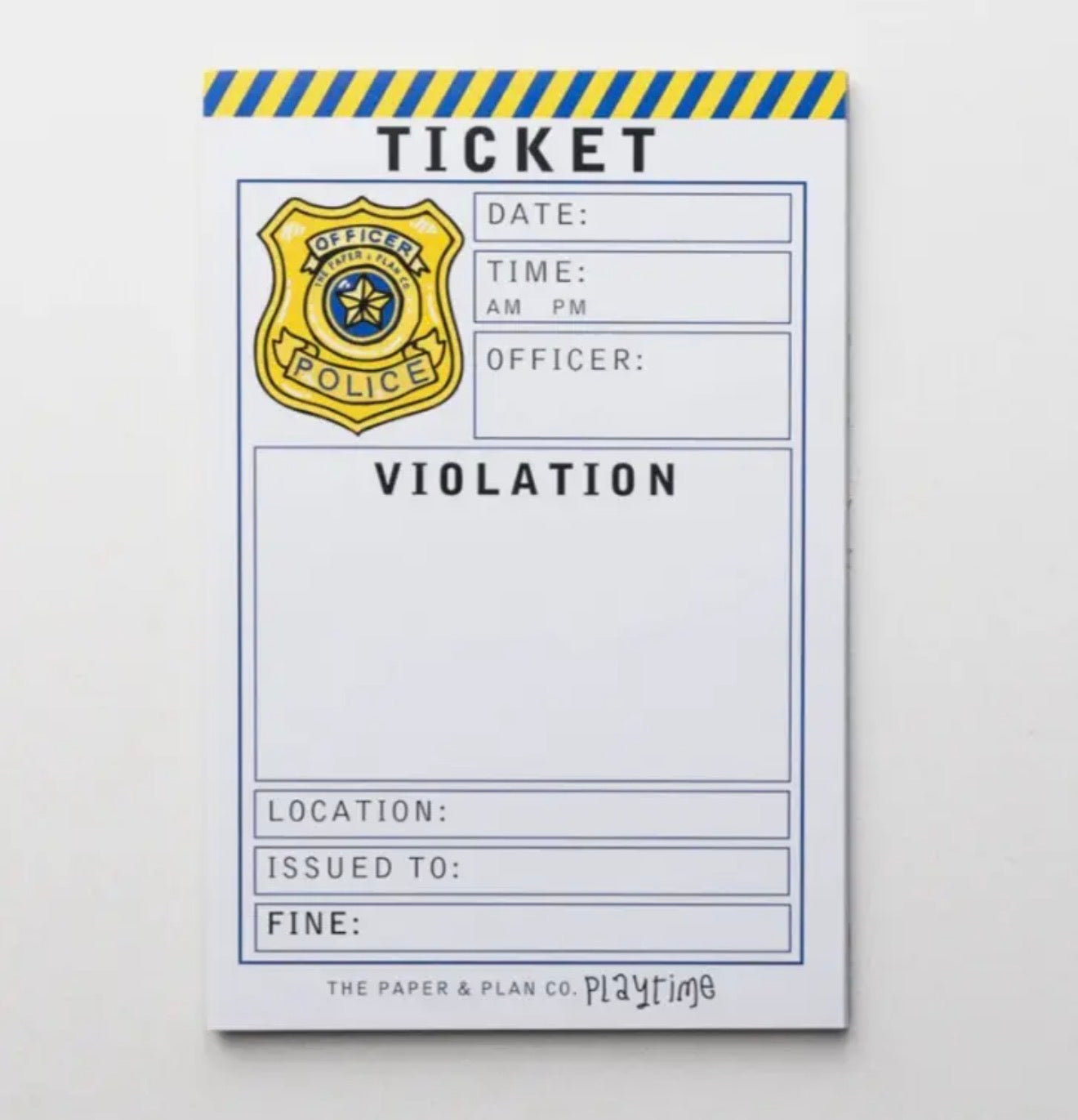 Playtime Pad - Police Ticket Violation