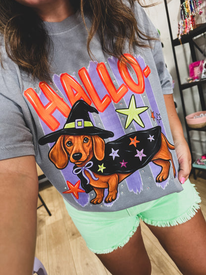 Hallo-Weenie Dog Tee