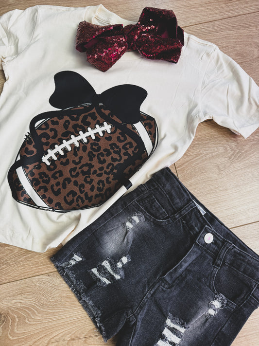 Little Miss Game Day Girls Tee