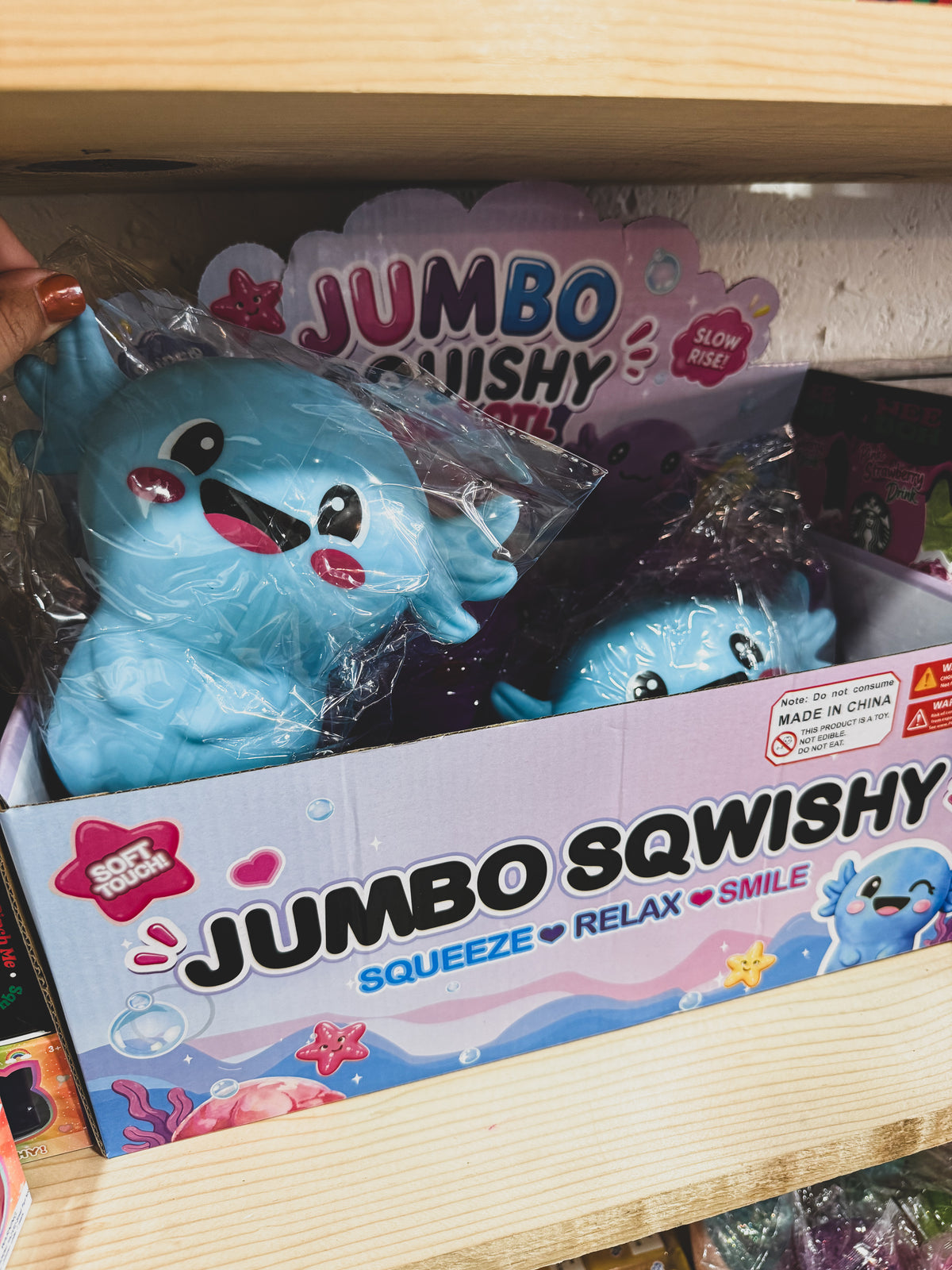 Jumbo Fluff Axolotl Squishy