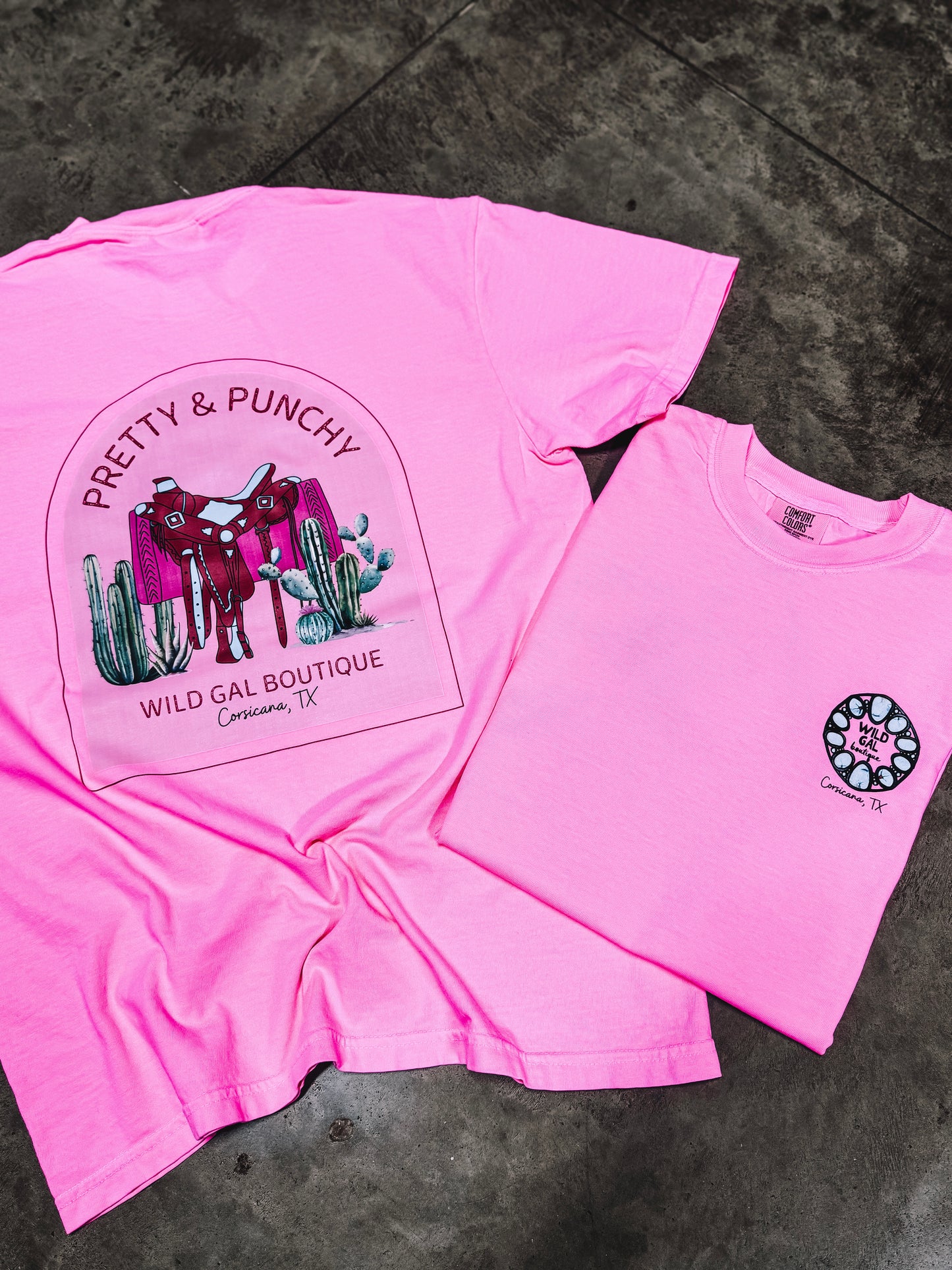 Pretty & Punchy Wild Gal Boutique Tee (Adult)