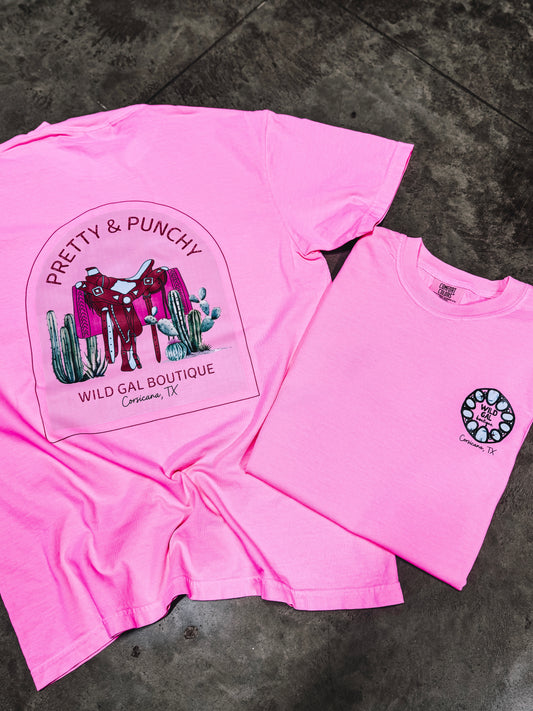 Pretty & Punchy Wild Gal Boutique Tee (Adult)