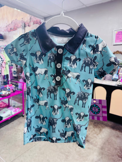 Boys Cattle Guard Button Down