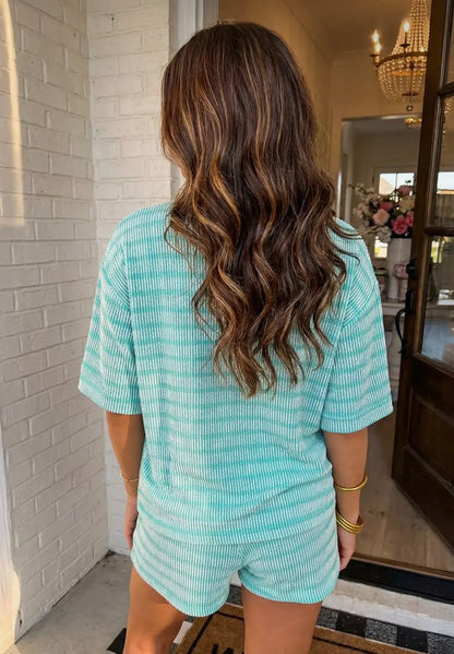 Beach Waves Ribbed Set