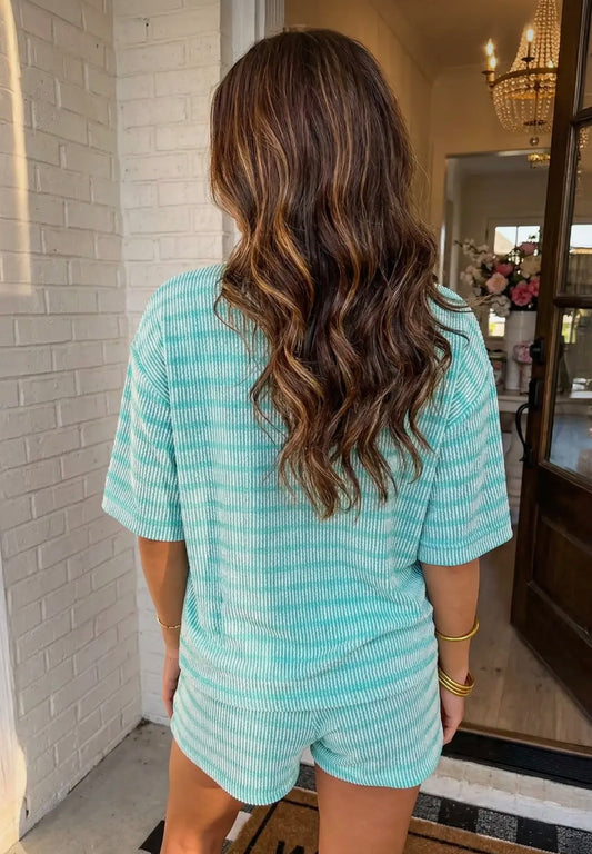 Beach Waves Ribbed Set